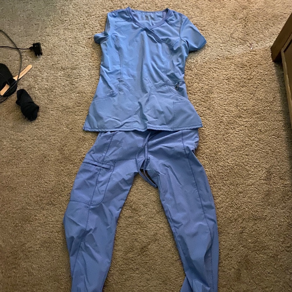 Seal blue scrubs